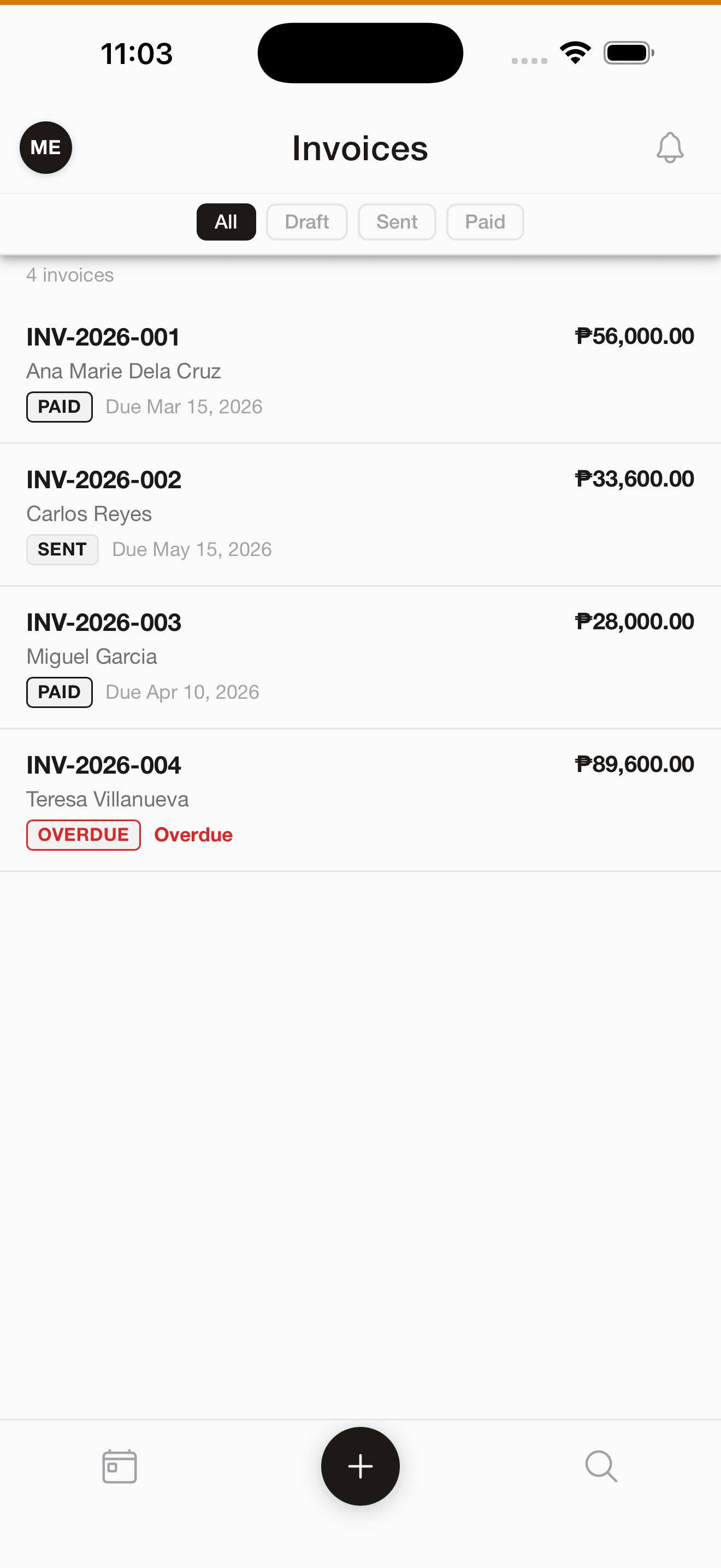 Invoicing